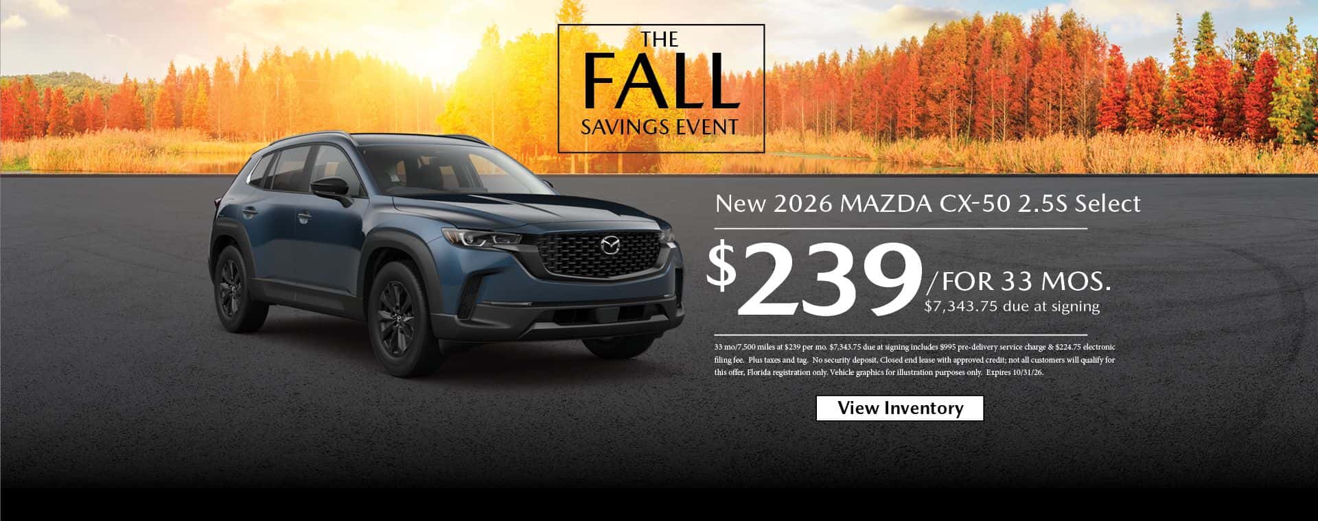 New 2026 Mazda CX-50 2.5S Select