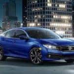 Blue 2019 Honda Civic