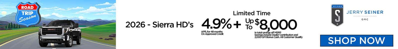 2026 Sierra HD APR Offer