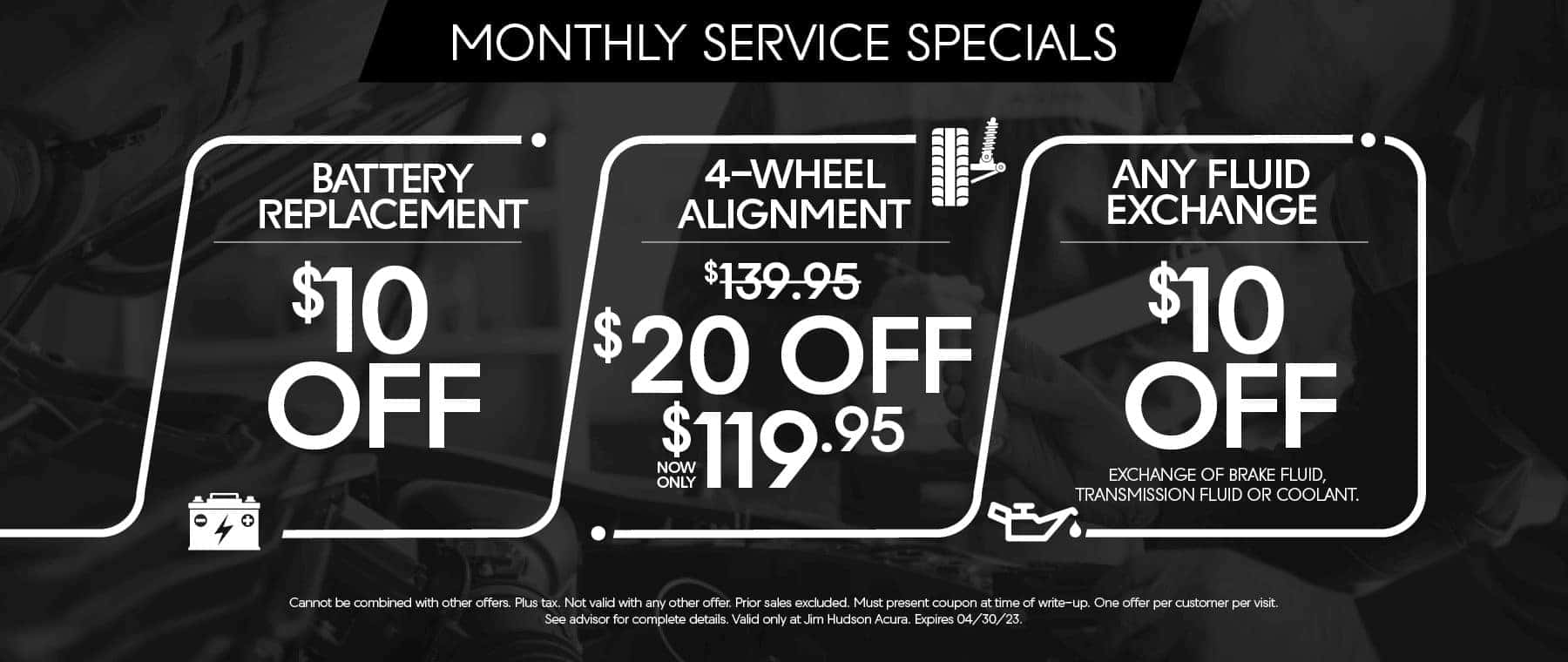 Service Specials - March