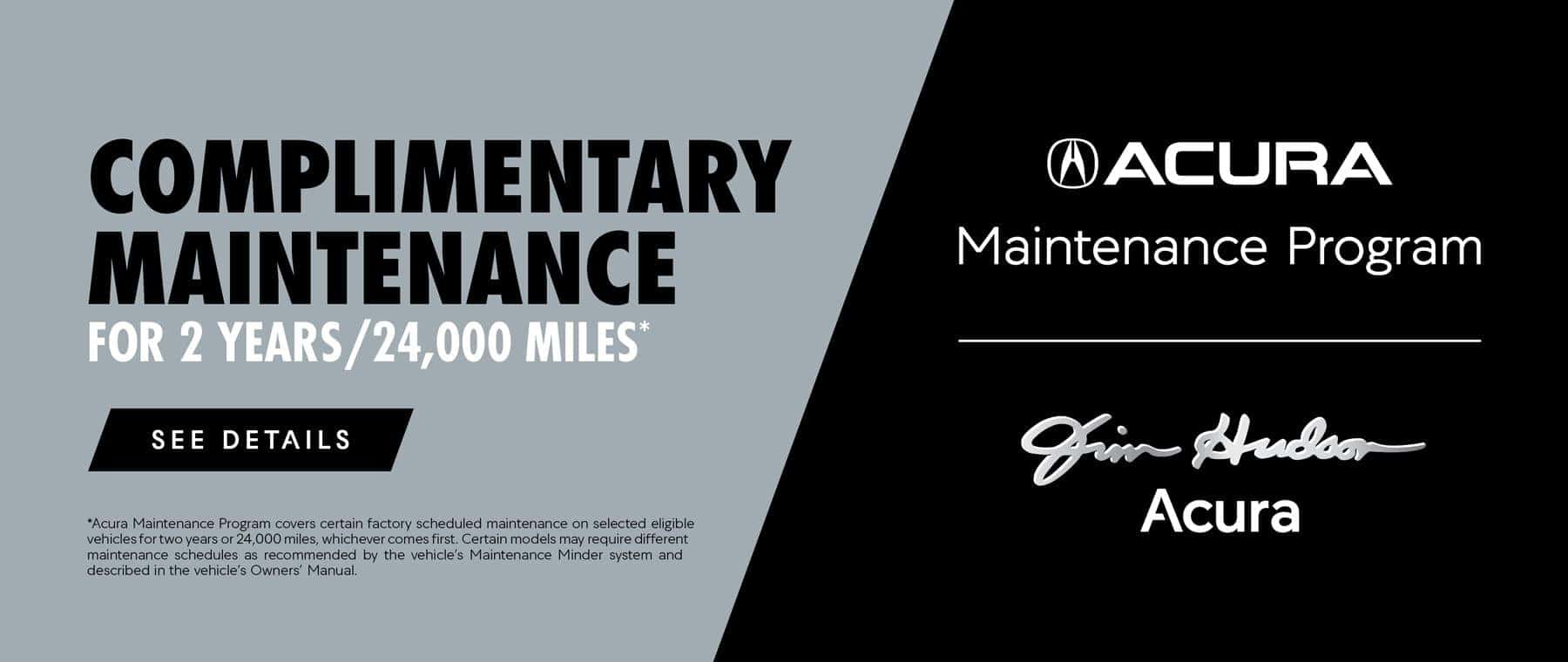 Complimentary Maintenance