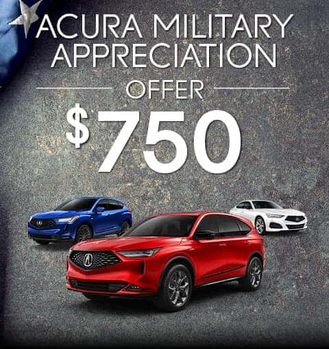 Acura Military Appreciation Offer $750