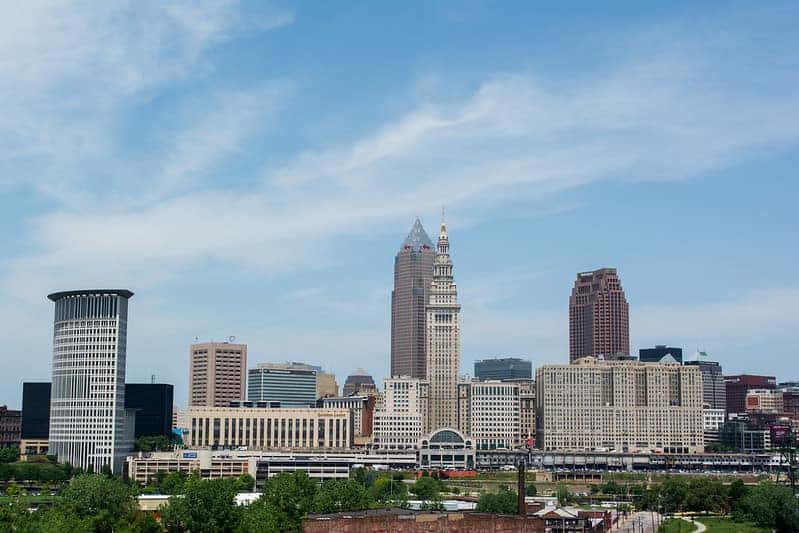City Skyline Cleveland Ohio During Day Time