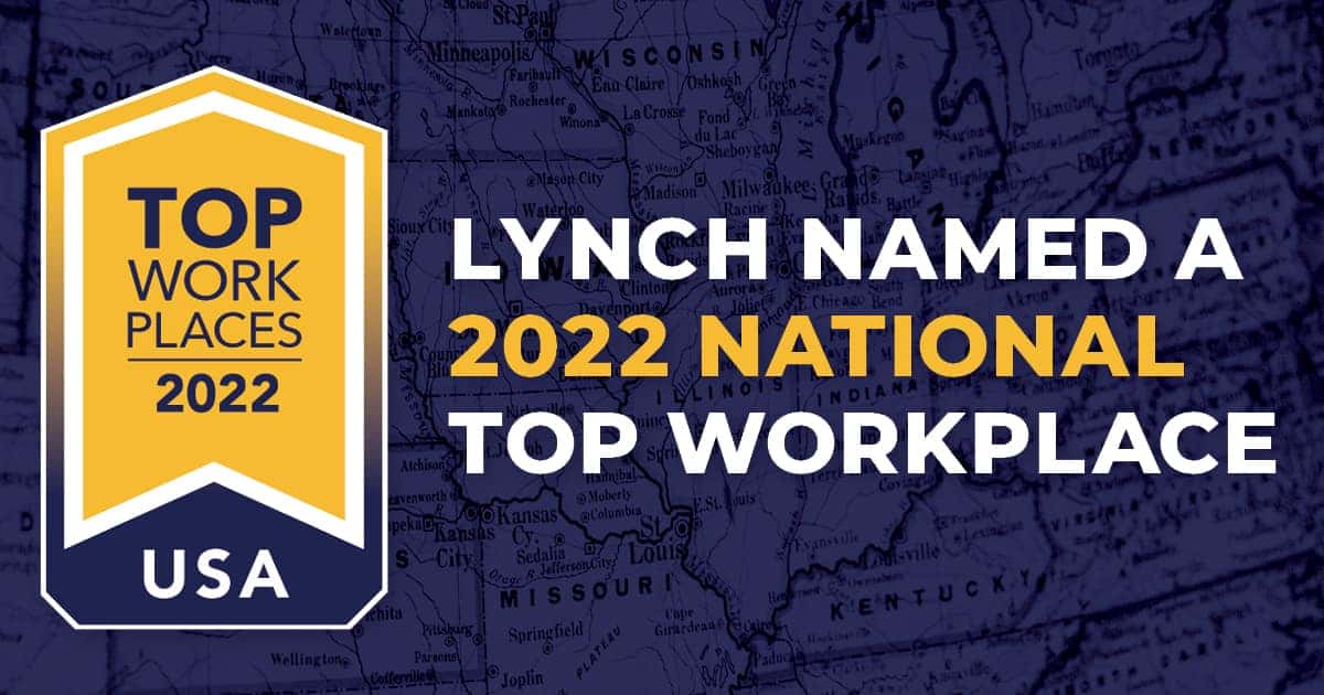 Lynch Named a 2022 National Top Workplace