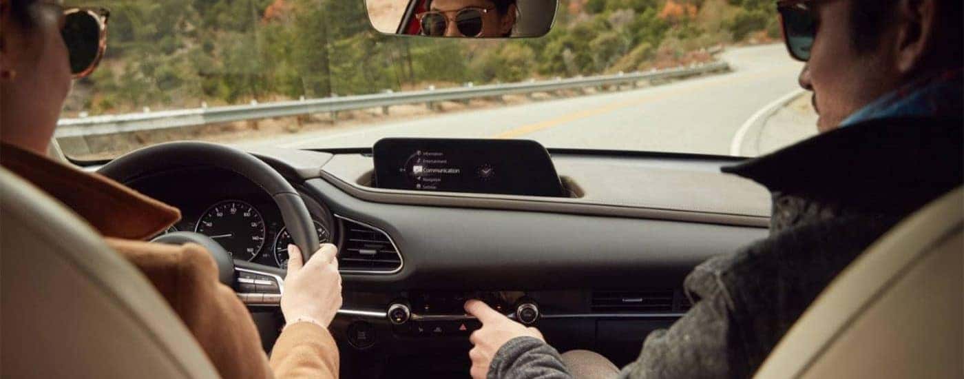 Dashboard in a 2023 Mazda CX-30 for sale in Manchester