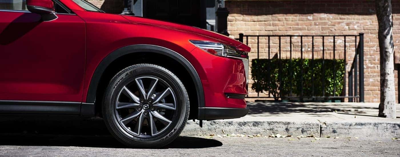 Red 2018 Mazda CX-5 for sale near Glastonbury parked on a city street
