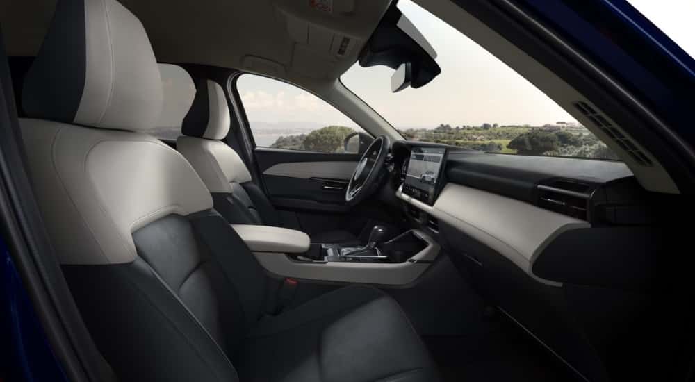 Black and grey interior in a 2026 Mazda CX-5