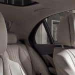 Front and rear seats in the E-Class from the perspective of the front passenger's seat