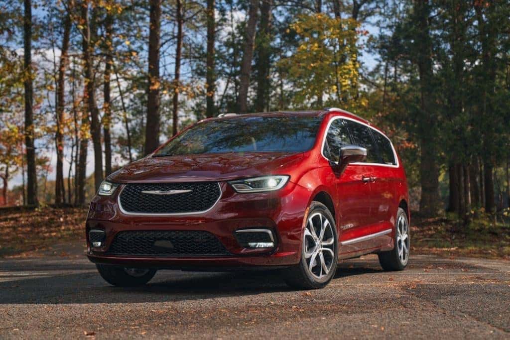 Red Chrysler Pacifica