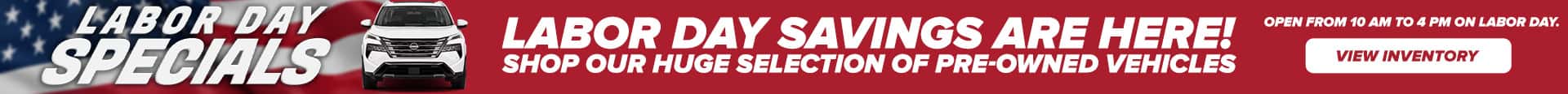 Labor Day Savings