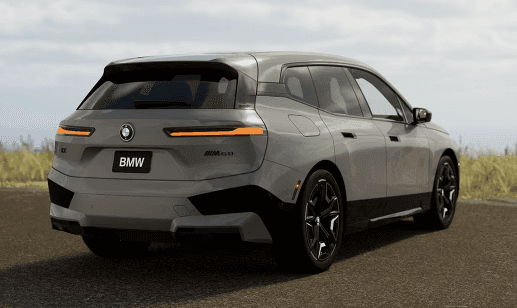 2025 BMW iX view from the back