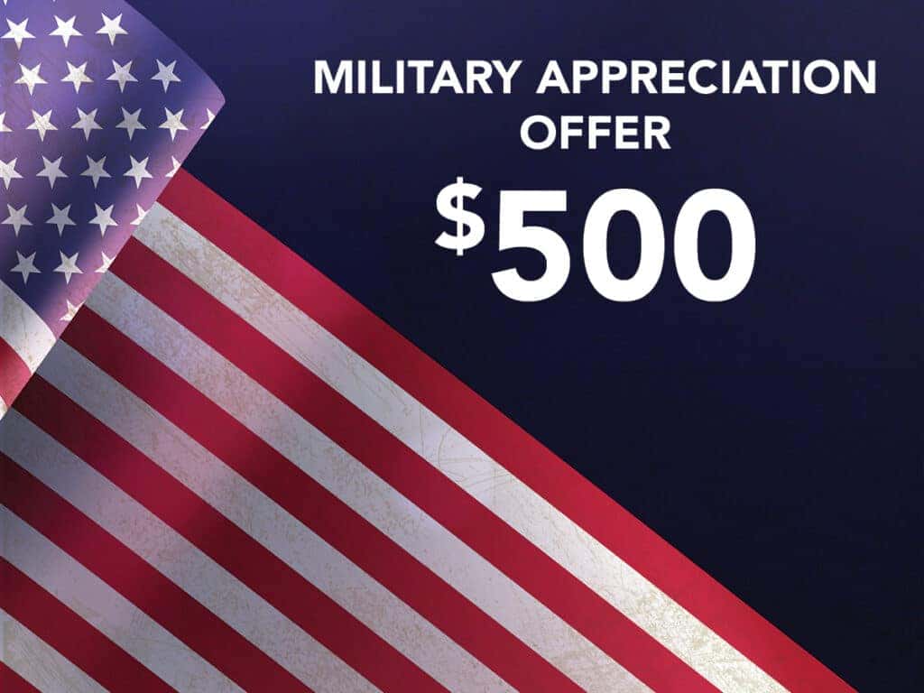 <b>Military Appreciation Offer</b>
