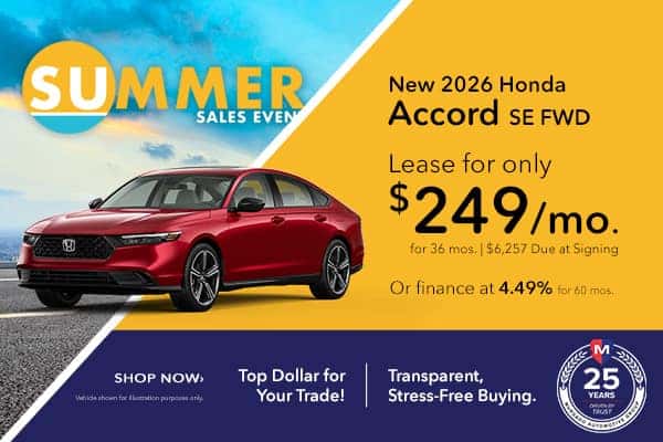 <b>2026 Honda Accord SE FWD</b>