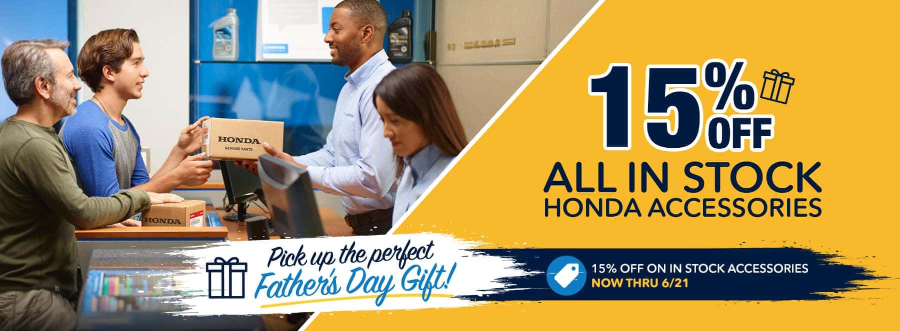 15% off Honda accessories at Motor Werks Honda