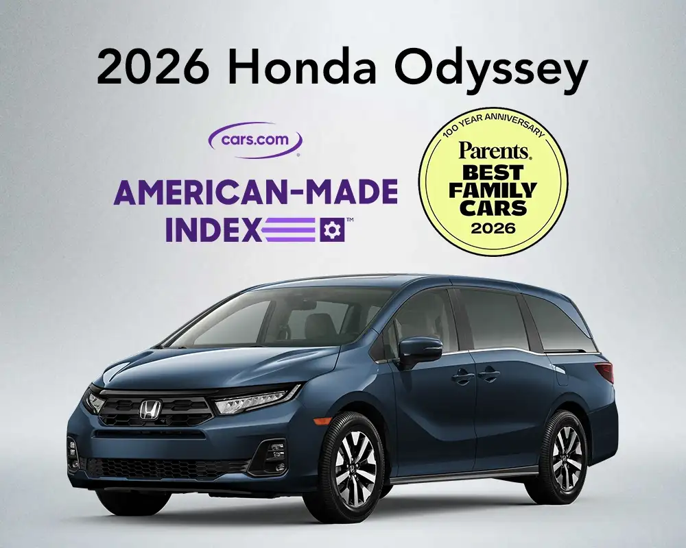 2026 Honda Odyssey Awards