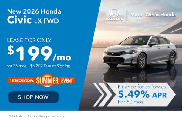 <b>2026 Honda Civic LX FWD</b>