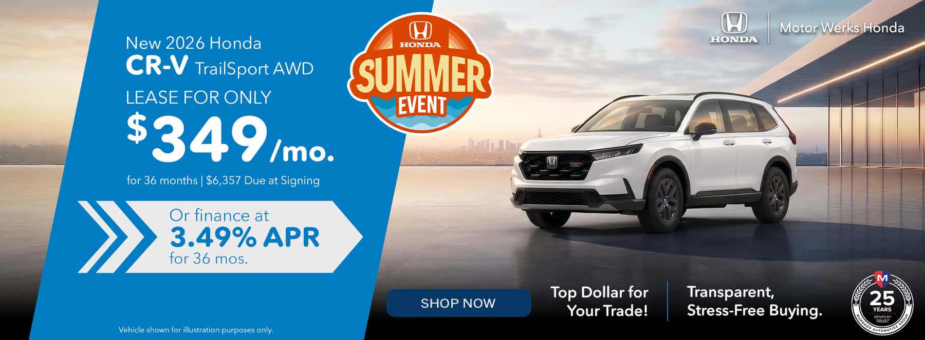 2026 Honda CR-V Trailsport AWD at Motor Werks Honda