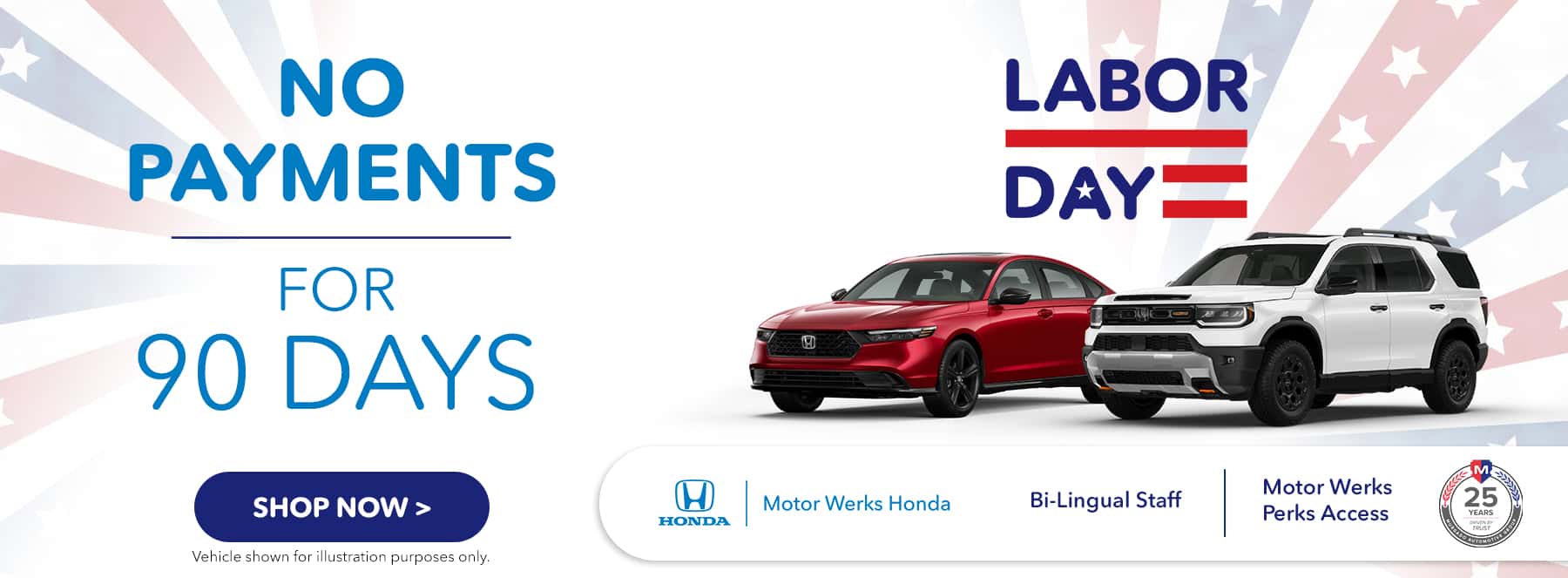 No Payments for 90 Days at Motor Werks Honda
