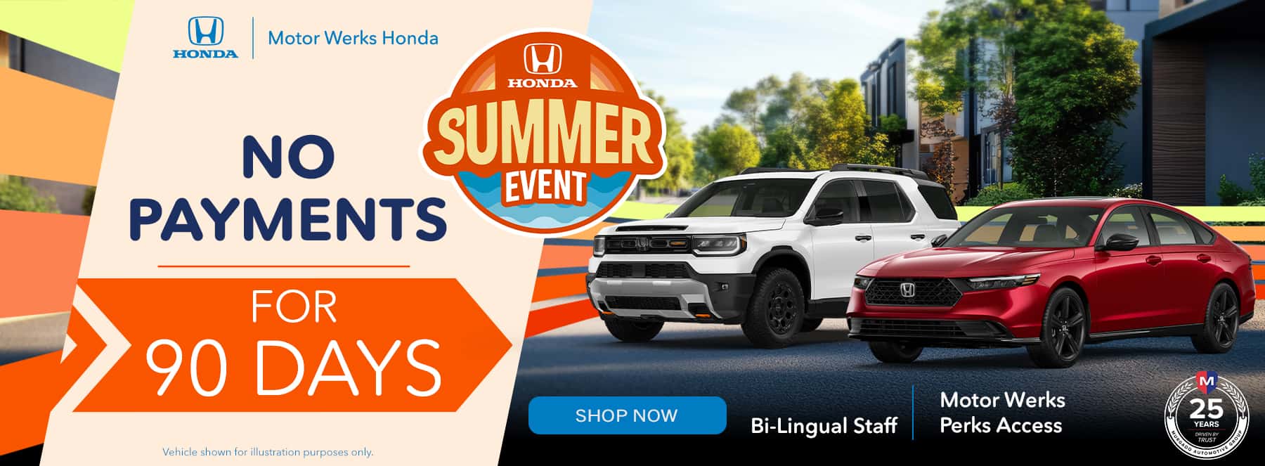 No Payments for 90 Days at Motor Werks Honda