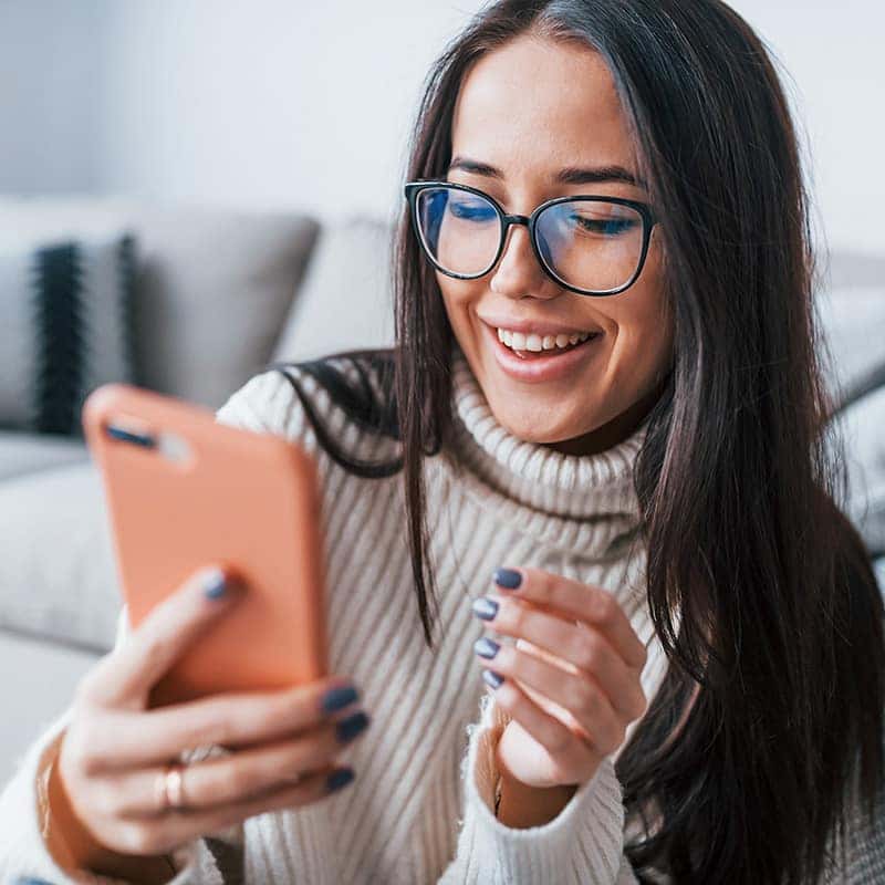 Customer getting instant offer on phone