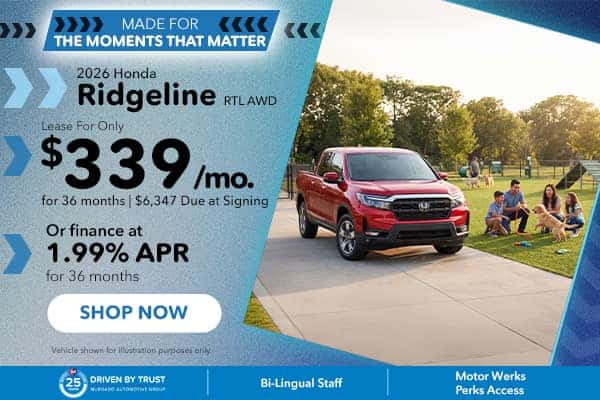 <b>2026 Honda Ridgeline RTD AWD</b>