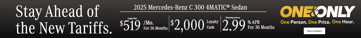 2025 Mercedes-Benz C 300 4MATIC® Sedan