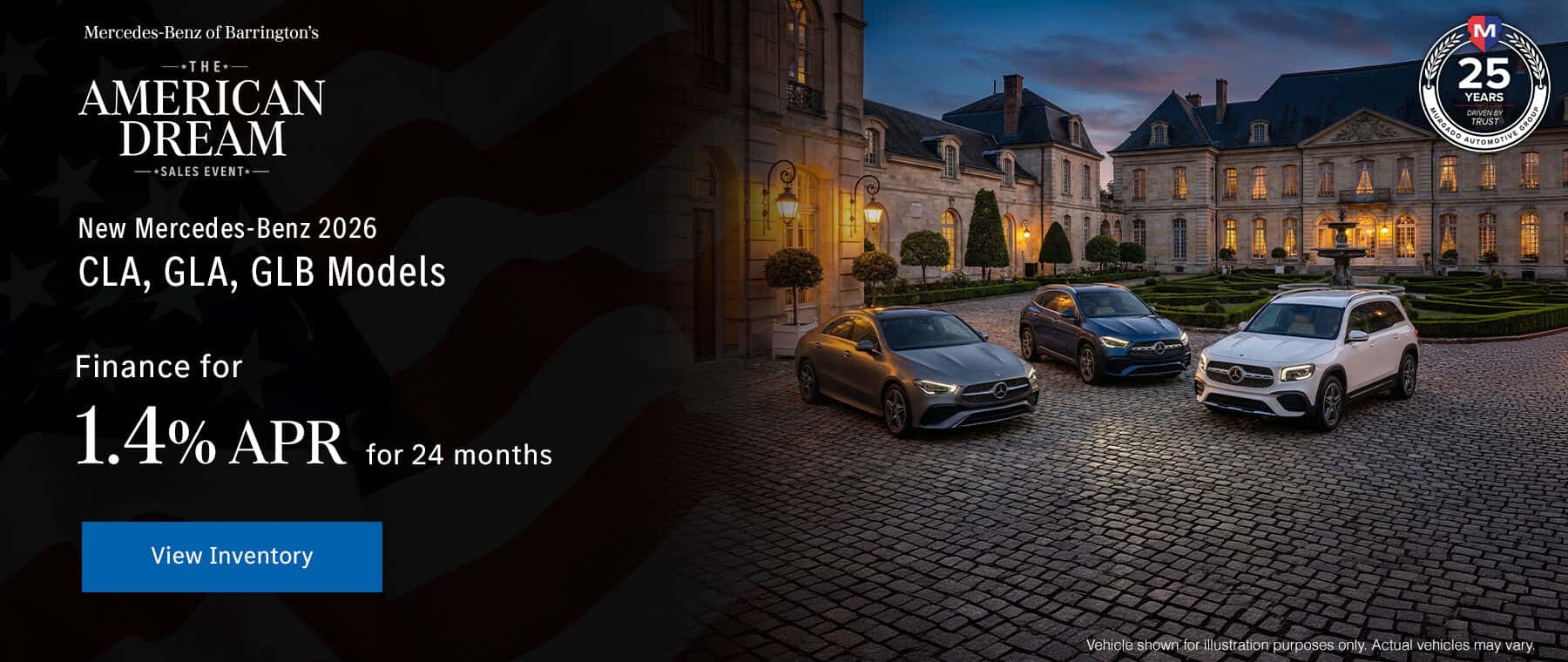 1.4% APR at Mercedes-Benz of Barrington