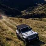 Two Jeep Wranglers on Trail
