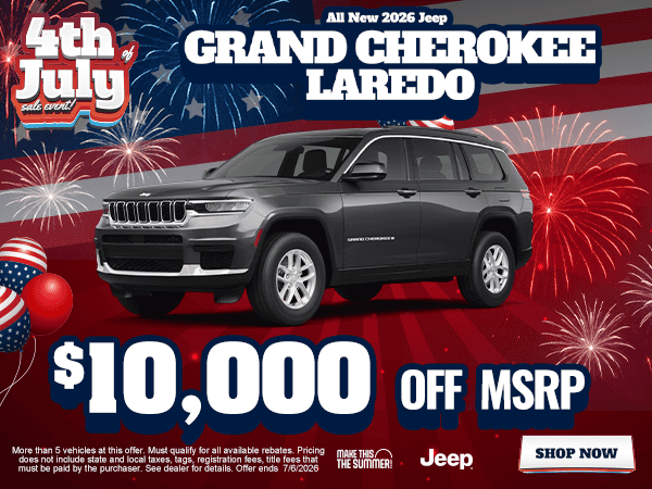 All New 2026 Grand Cherokee Laredo