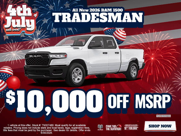 New 2026 Ram 1500 Tradesman