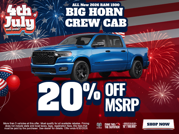 All New 2026 Ram 1500 Big Horn Crew Cab