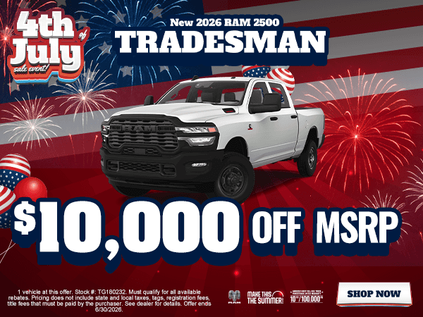New 2026 Ram 2500 Tradesman