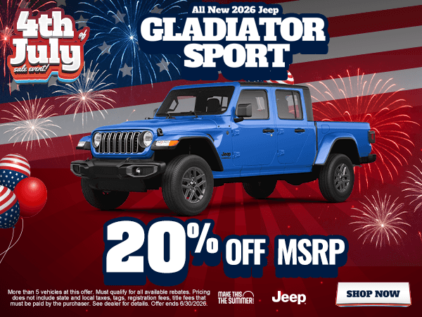 All New 2026 Jeep Gladiator Sport