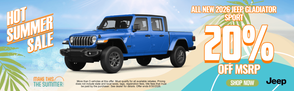 All New 2026 Jeep Gladiator Sport