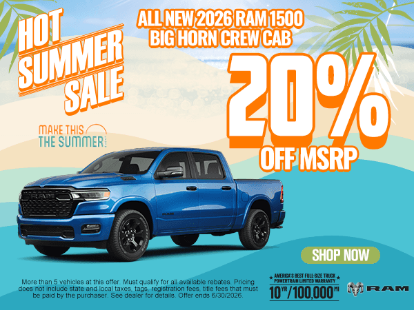 All New 2026 Ram 1500 Big Horn Crew Cab