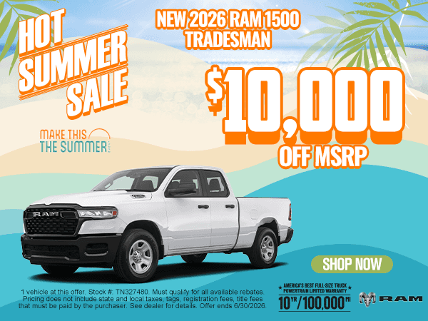 New 2026 Ram 1500 Tradesman