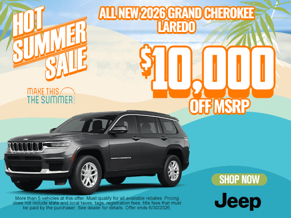 All New 2026 Grand Cherokee Laredo