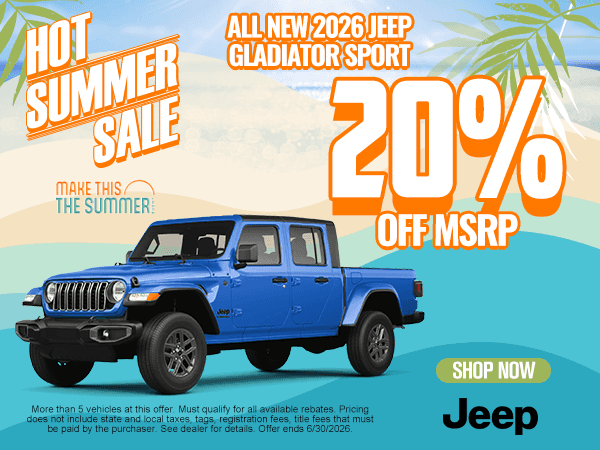 All New 2026 Jeep Gladiator Sport