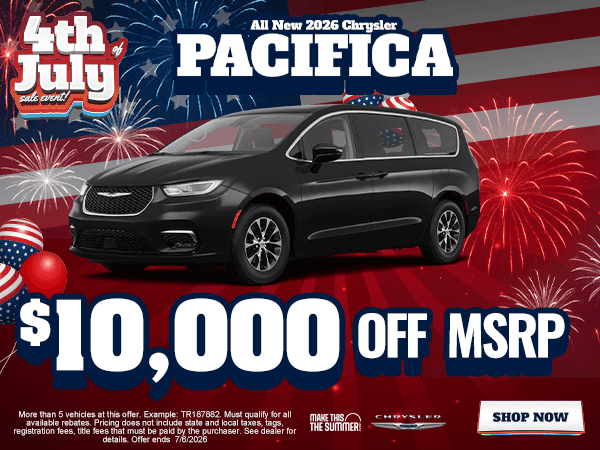 All New 2026 Chrysler Pacifica 