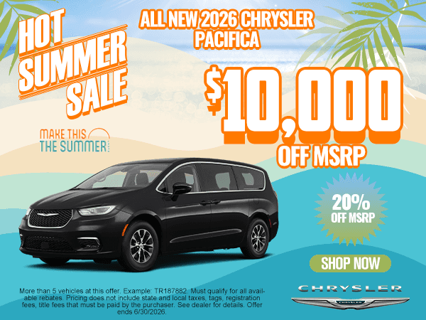 All New 2026 Chrysler Pacifica 