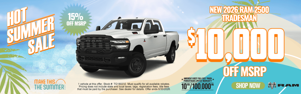 New 2026 Ram 2500 Tradesman