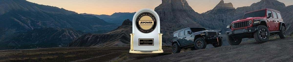2026 Jeep Wrangler pair on a mountain overlook