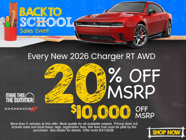 Every New 2026 Charger RT AWD