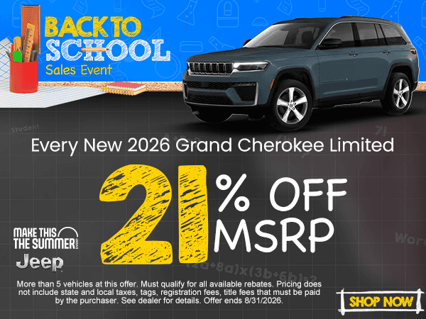 Every New 2026 Grand Cherokee Limited