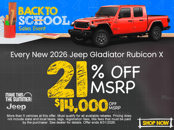 Every New 2026 Jeep Gladiator Rubicon X