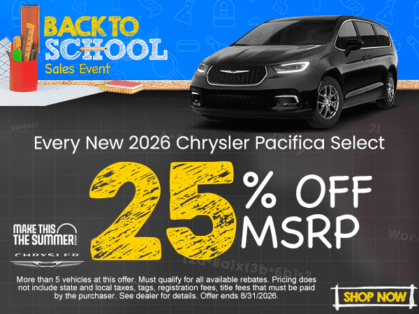 Every New 2026 Chrysler Pacifica Select