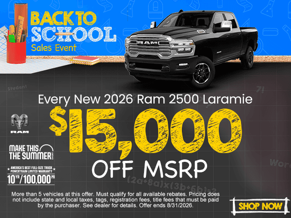 Every New 2026 Ram 2500 Laramie