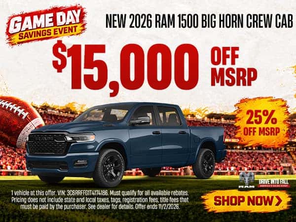 New 2026 Ram 1500 Big Horn Crew Cab