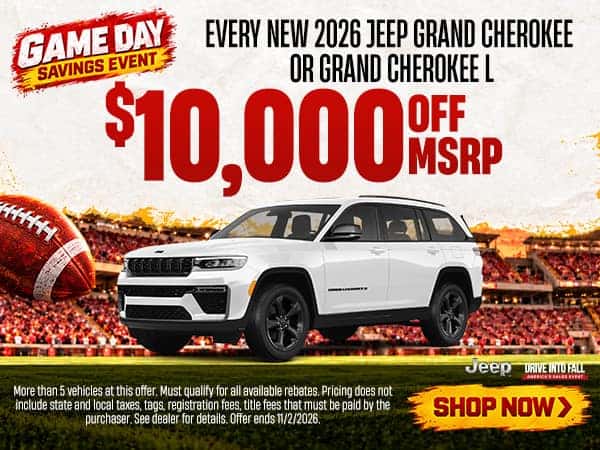 Every New 2026 Grand Cherokee or Grand Cherokee L