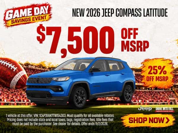 New 2026 Jeep Compass Latitude